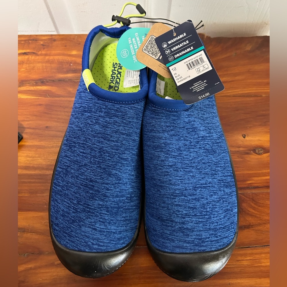 Rugged Shark Men's Water Shoes Size 12 New